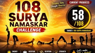 Today also done 58 Surya Namaskar and one more day of my daily life