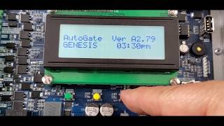 AutoGate - Genesis Menu Overview