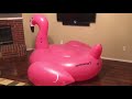 The Easy Inflate Giant Pink Flamingo Float is HUGE! and my kids very happy and loved this product so