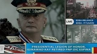 BP: Espina, naging emosyonal sa PNP Change of Command ceremony