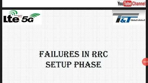 Reason of Failures in RRC Connection Set up in LTE Technology