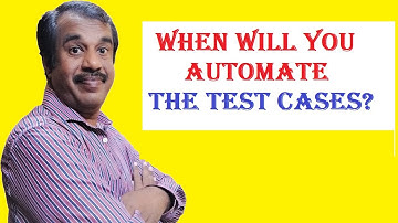when will you automate the test cases | #shorts | interview questions |  testingshala