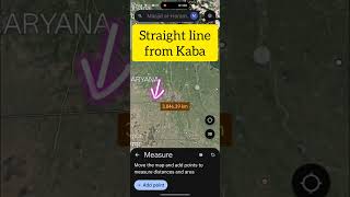 Exact Qibla direction from Google earth
