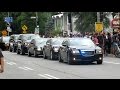 Canadian PM Justin Trudeau And His Motorcade Attending The MTL Pride Parade in Montréal, QC.