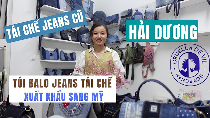 Hướng dẫn làm giỏ xách từ jean cũ