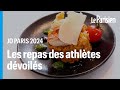 Jo paris 2024  on a got les plats concocts pour les athltes du village olympique