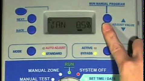 SmartLine Irrigation Timer   Seasonal Adjust mpg   YouTube