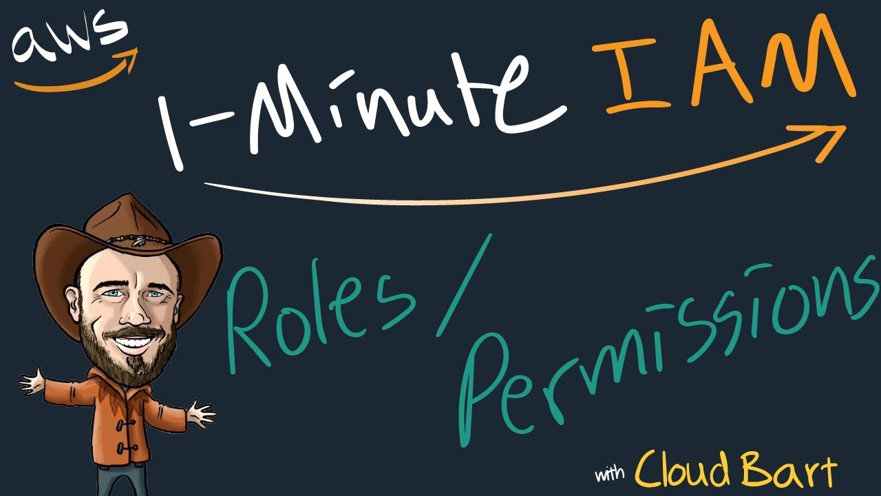 IAM Role Permission Basics - 1-minute IAM - Amazon Web Services - YouTube