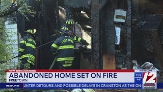 Arson investigation underway after Freetown house fire