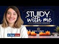 Study With Me Live 🔴 | 50/10 Study session | Pomodoro Timer | Calm LoFi Music | Relax Session