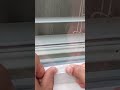 Installing vinyl glazing bead (closer look)