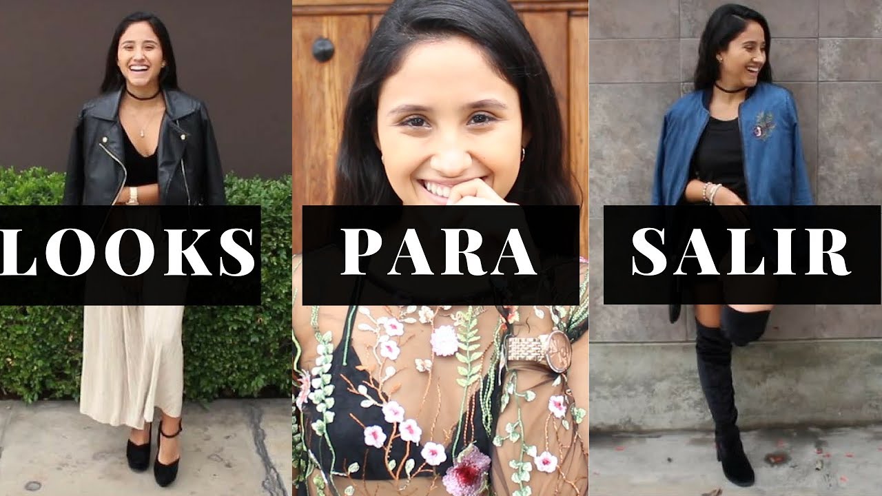 OUTFITS PARA IR DE FIESTA!! / Edición Invierno - YouTube