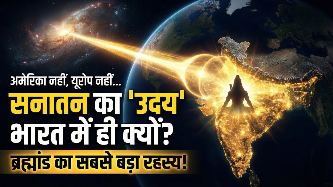 सनातन धर्म भारत में ही क्यों? | हिमालय और उज्जैन का असली रहस्य l भारत का नक्शा: एक 'Spiritual Lab'?