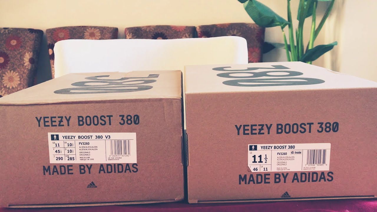 Real vs UA alien yeezy review