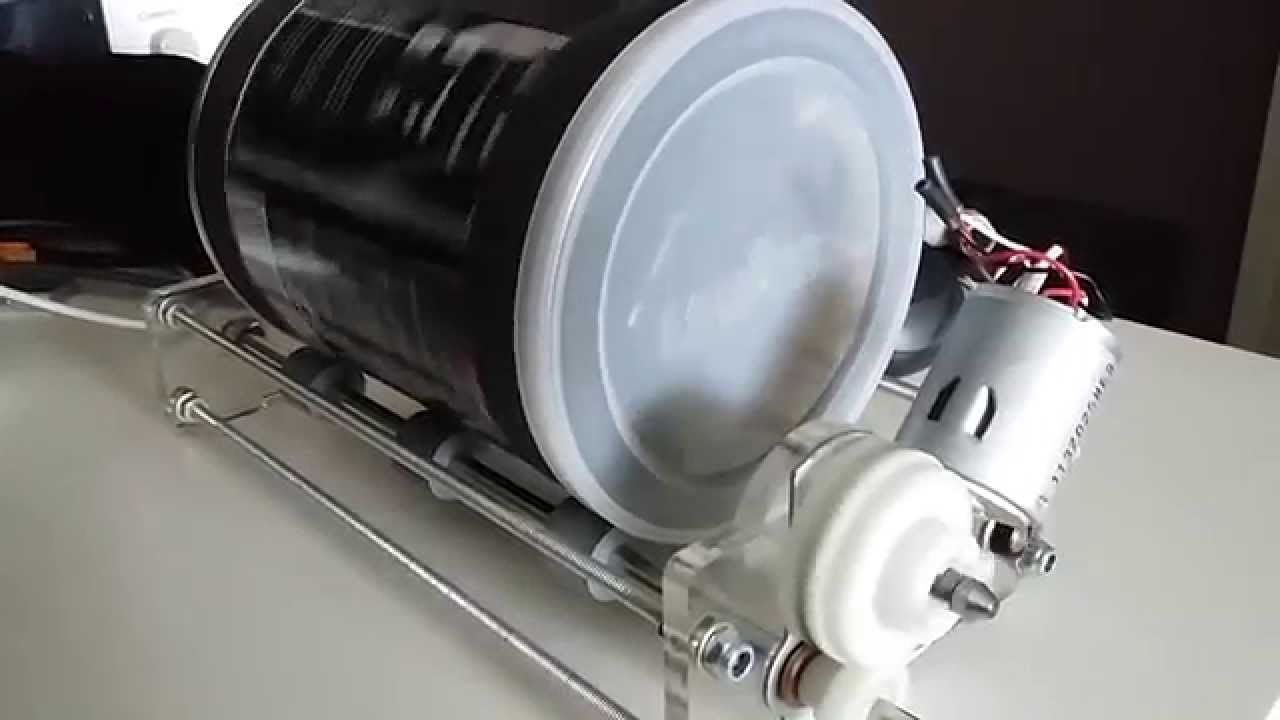 Tumbler for bronzefill 3Dprints. YouTube