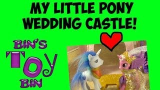 My Little Pony WEDDING CASTLE with Shining Armor & Princess Cadance Review! by Bin's Toy Bin My Little Pony WEDDING CASTLE with Shining Armor & Princess Cadance Review! by Bin's Toy Bin