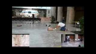 Demonstrating Target Coverage on a Multi-Drone Testbed