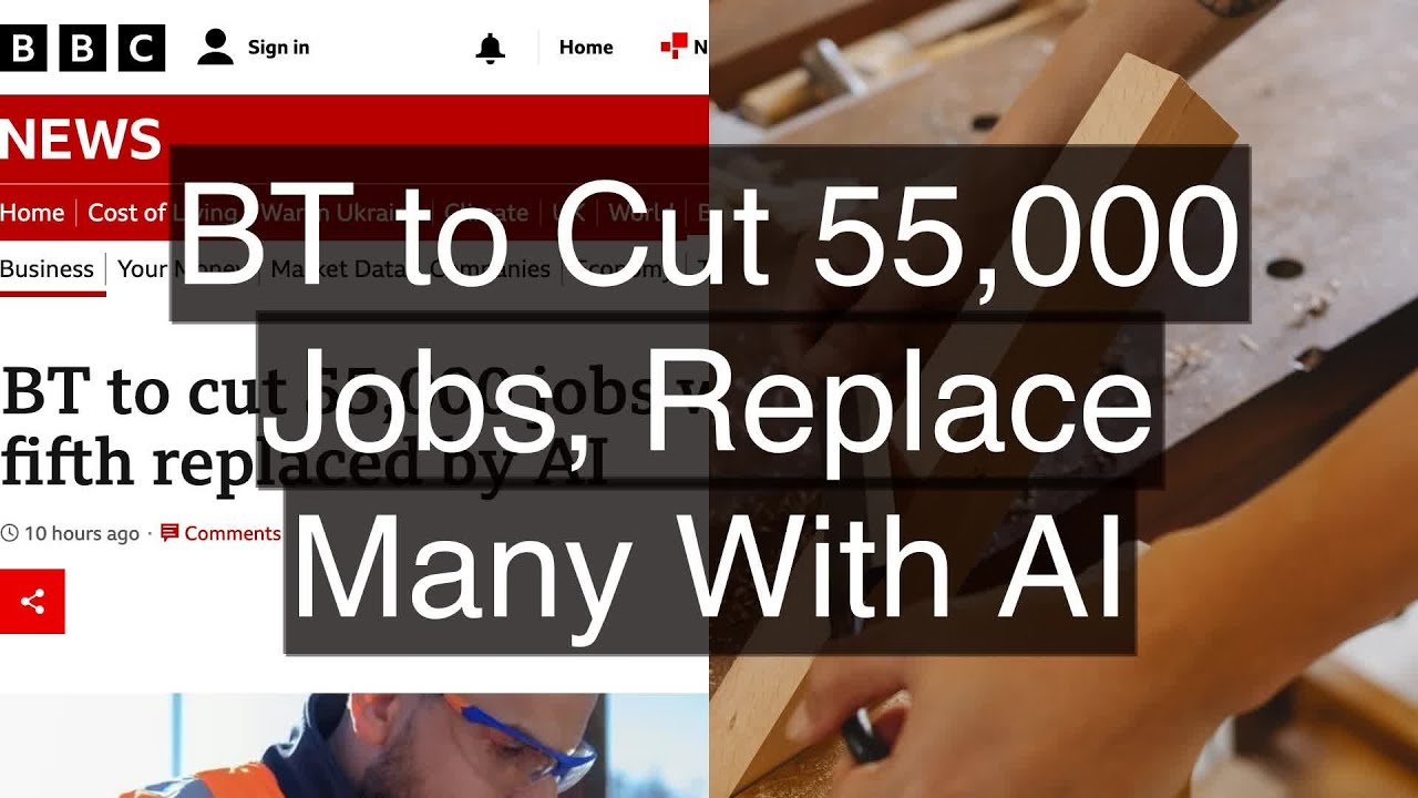 BT to Cut 55,000 Jobs, Replace Many With AI