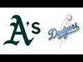 Athletics @ Dodgers. Game 2. 3 Game Series. MLB the Show 25.