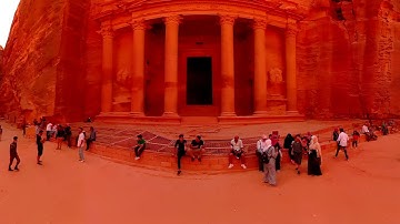 #petra  TREASURY  in 360 view . #Jordan .