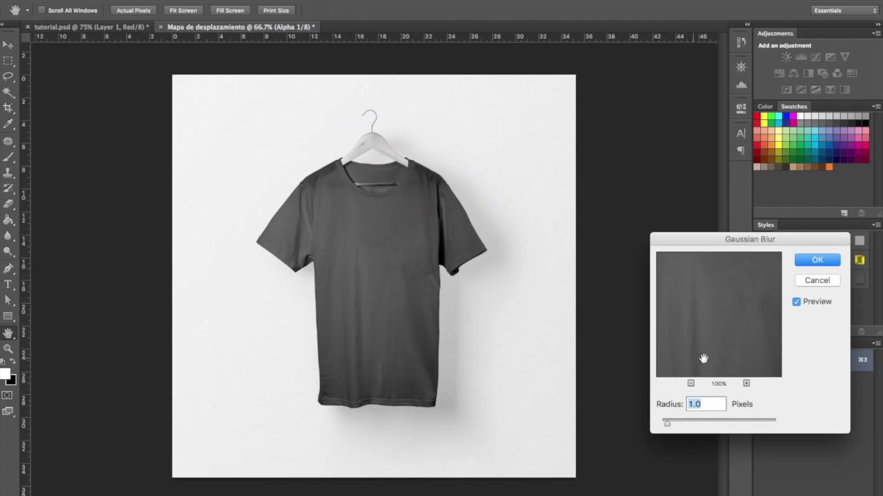 Cómo diseñar una camiseta con photoshop | Tutorial - YouTube