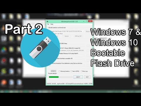 How to Create MultiBoot In Flashdrive Using WinSetup Part2-Windows 7 & 10