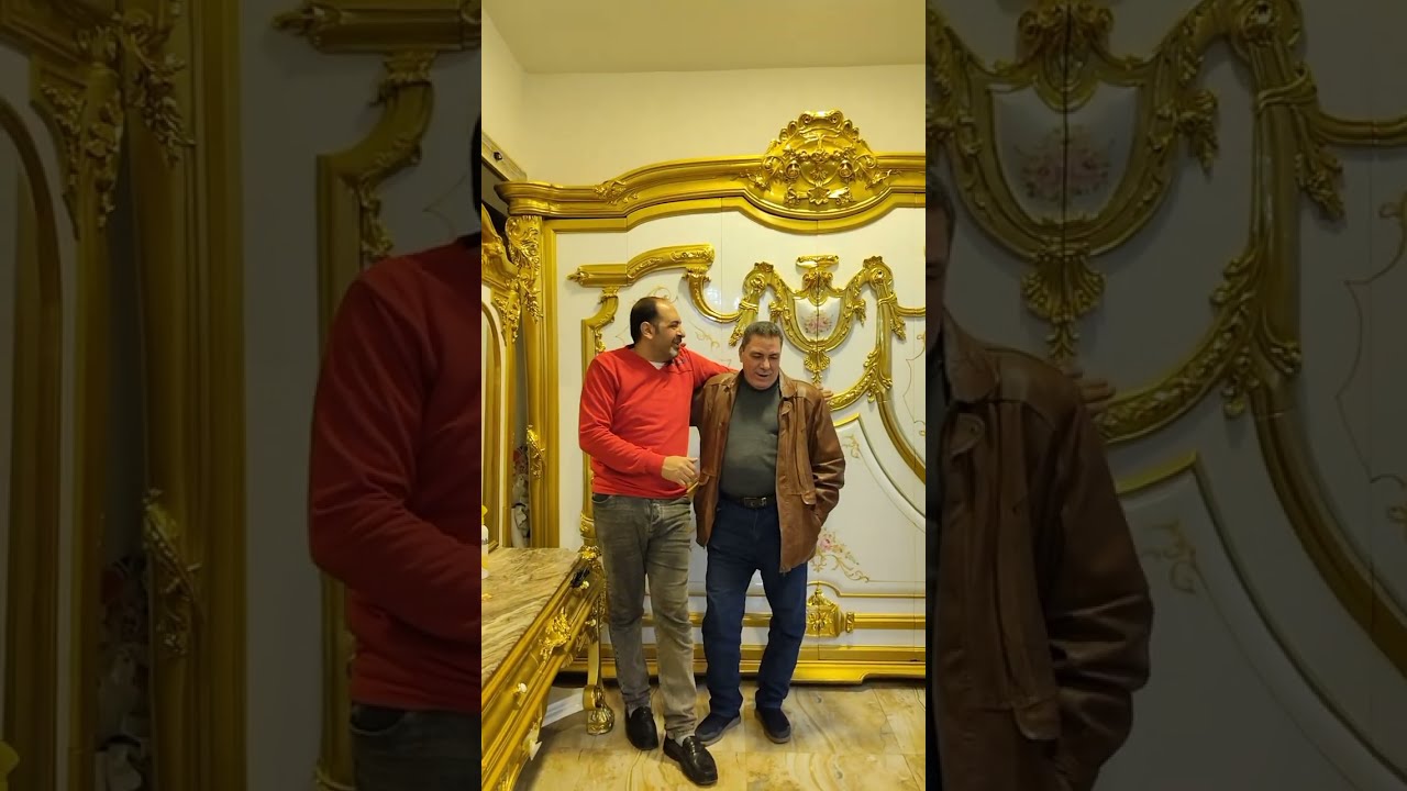 غرفة نوم استيل دهبى شغل دمياطى راقى #يوميات_عبير 