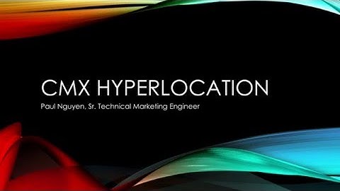 CMX Hyperlocation vs RSSI Demo