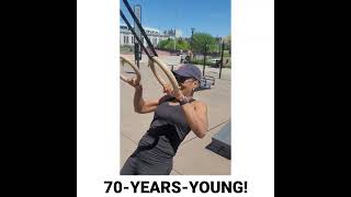 MY 70-YEAR-OLD AUNTIE IS AGELESS! ♥️💪🏾 #shorts