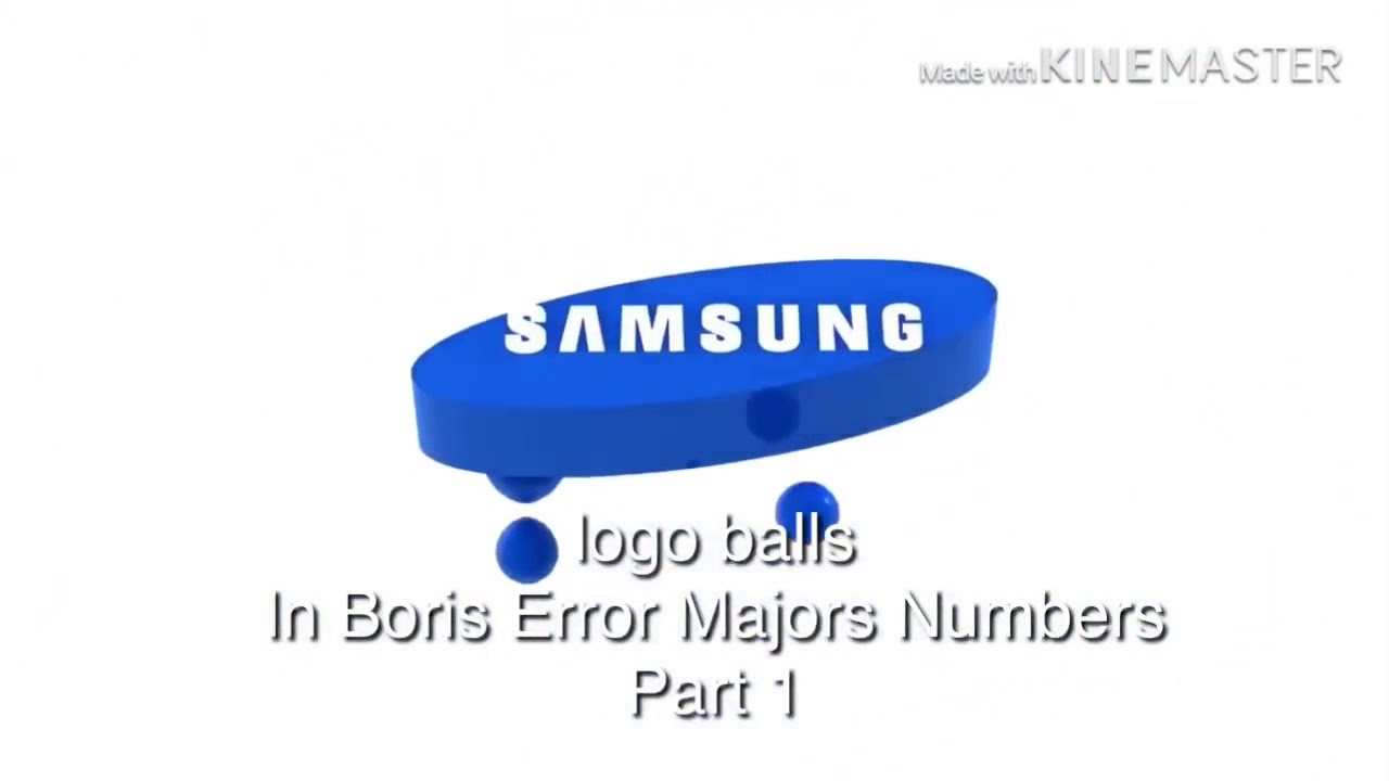 (New Effects) Samsung logo balls In Boris Error Major Numbers 1-3 - YouTube