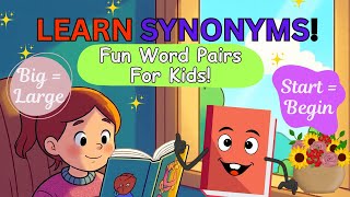 Synonyms in English | Fun Grammar for Kids | Vocabulary Builder | Playful Steps