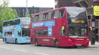 Buses Trains Trams Around Birmingham West Midlands August 2024