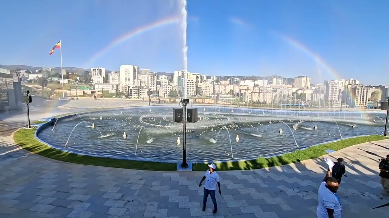 Water fountain at second entoto park 