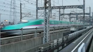 【JR東日本】新幹線高速通過！　ニューシャトル原市駅にて②