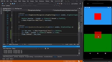 Xamarin / Gesture / Drag and Drop BoxView