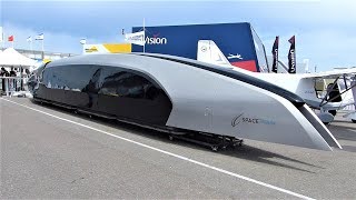 Spacetrain, l'Hyperloop français, espère une mise en service en 2025 - Salon du Bourget Resimi