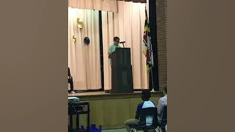 Diegos 5th Grade Promotion Speech
