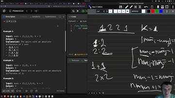 Solving Leetcode 2006. Count Number of Pairs With Absolute Difference K in Python