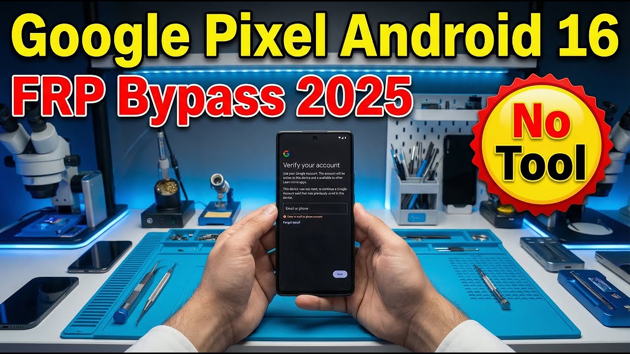 Google Pixel 6 FRP Bypass Android 16 – Quick Hack Without Any Tool