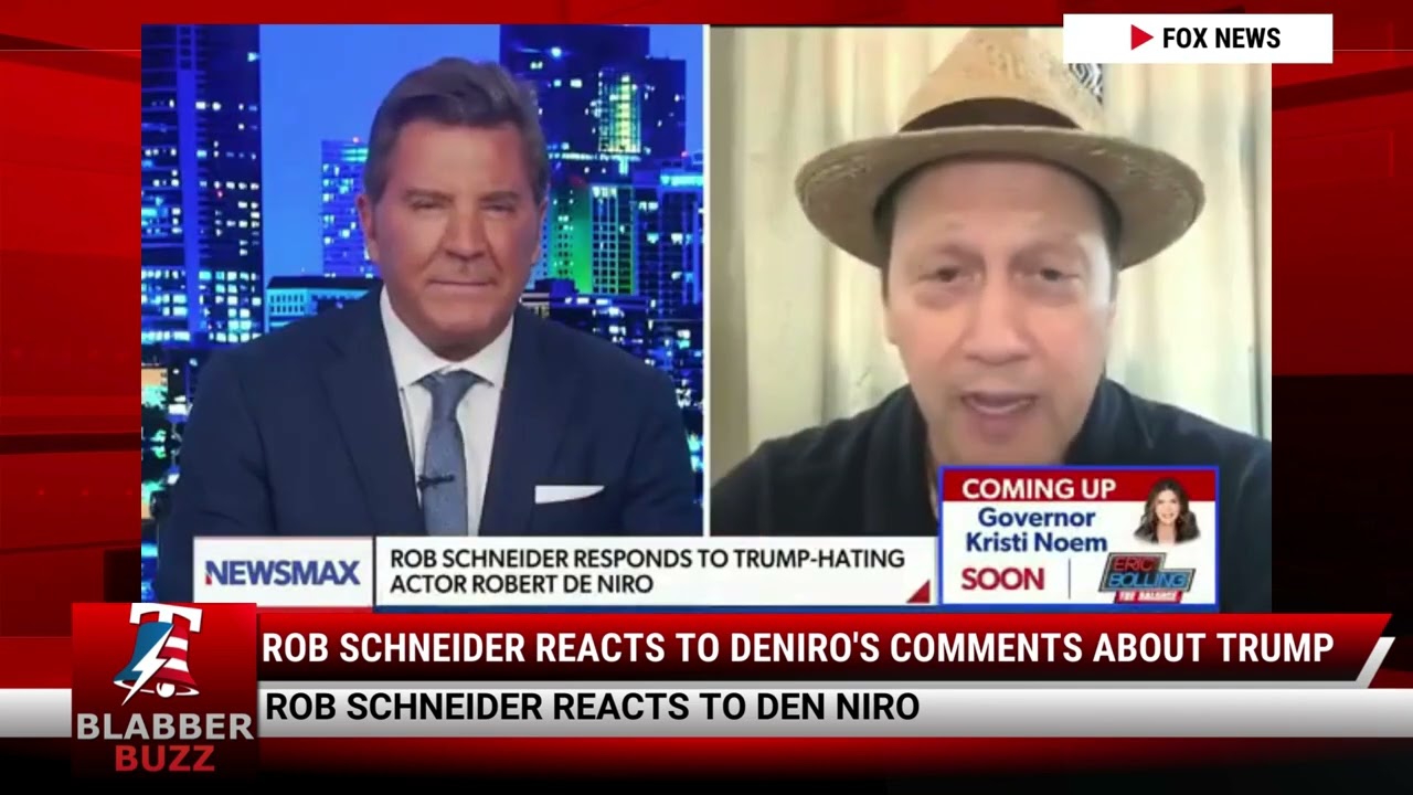 Rob Schneider Reacts To DeNiro's Comments About Trump