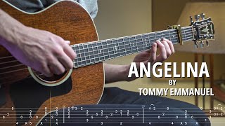 Video thumbnail of "Angelina - Tommy Emmanuel | fingerstyle guitar cover"