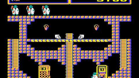 Вектор-06Ц, игра "Смерть в пирамиде" (Vector 06c, Death in the pyramid)