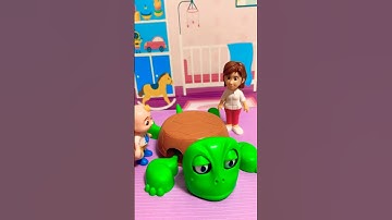 Mom i like to Ride Turtles Back  😂 #cocomelon #cocomelonlover #cute #toys #cocopuffs