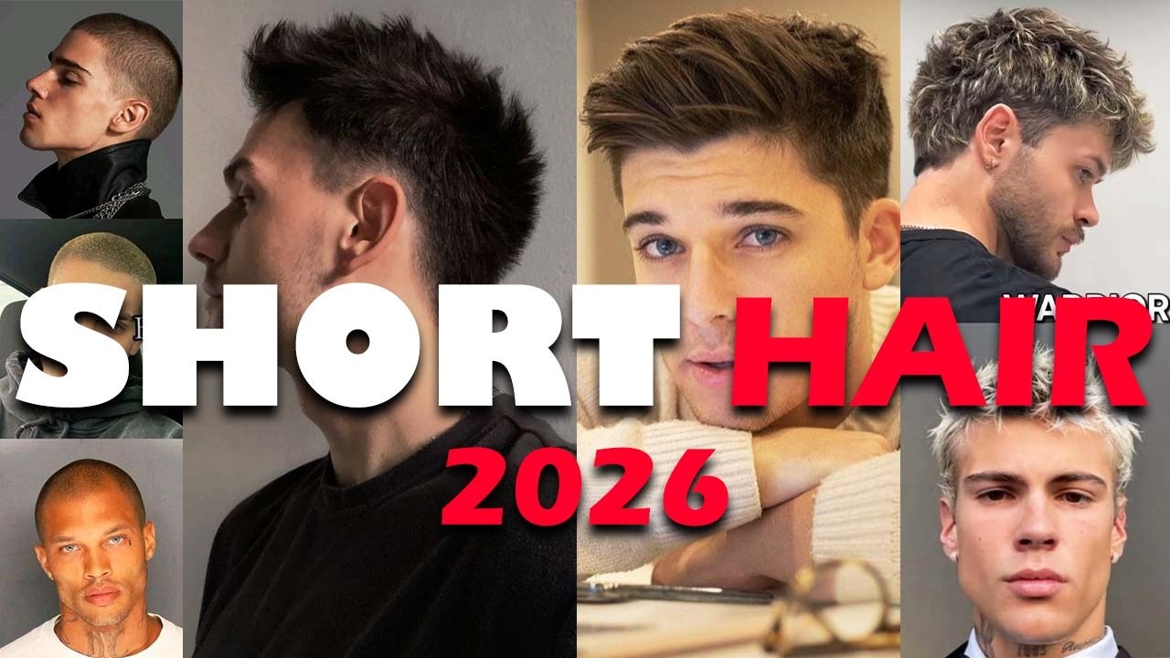 best SHORT hairstyles for men 2026
