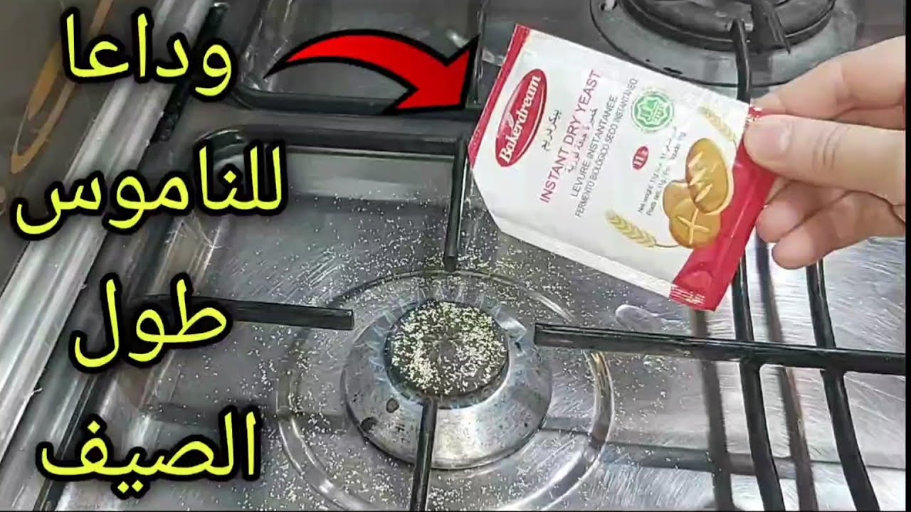 حطى الخميرة على النار ‼️وداعا للناموس والهاموش طول الصيف ‼️حلول سريعه لكل مشاكل الصيف