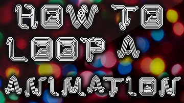 How Loop a animation Easy in 3DS Max