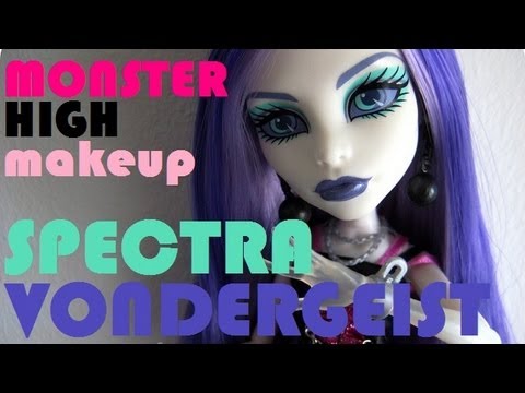 SPECTRA MONSTER HIGH MAKEUP - YouTube