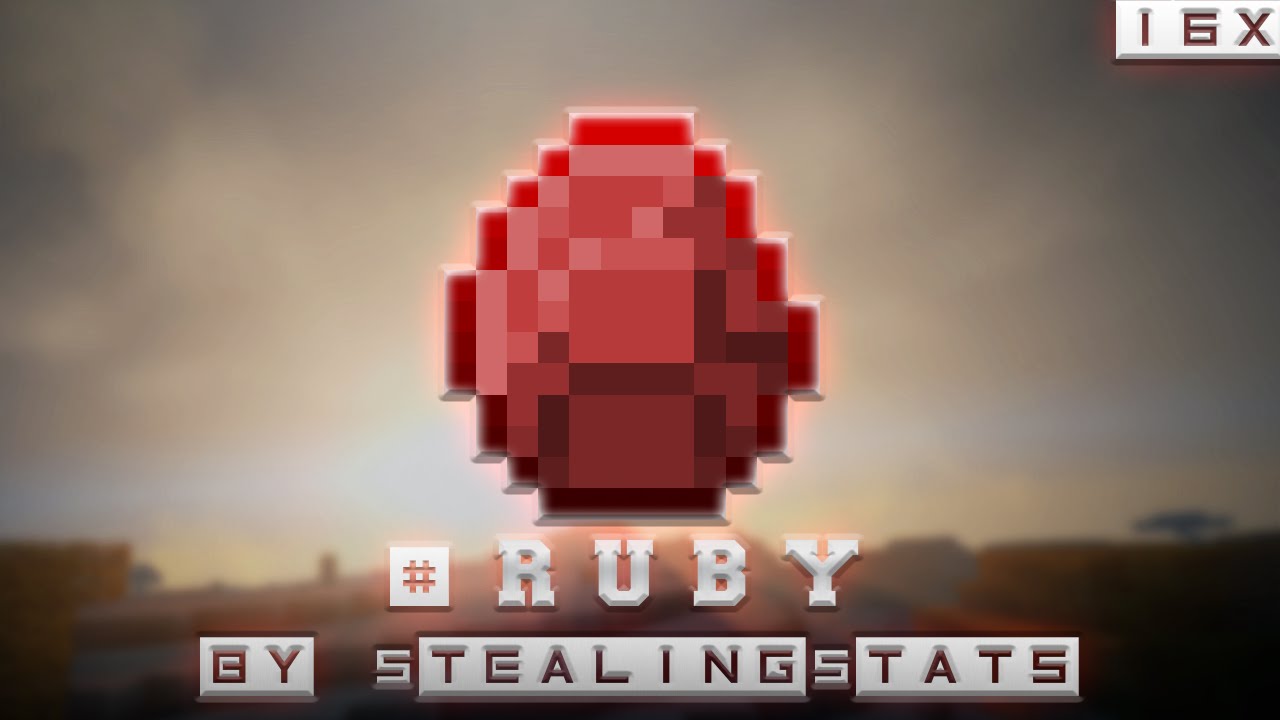 StealingStats [RED] RUBY 16x Edit (Minecraft PvP Resource or Texture ...