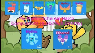 My Mythic/Ethereal Hatch Compilation! (0.002%-0.0001%) (Unboxing Simulator)