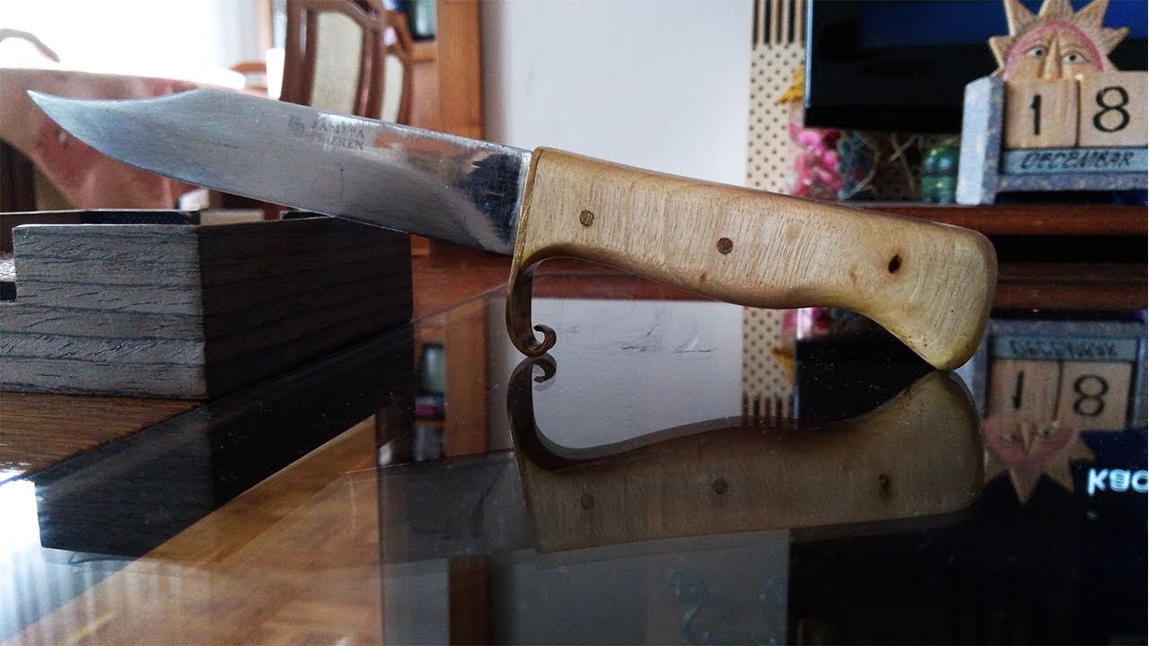 knife handle restoration - YouTube